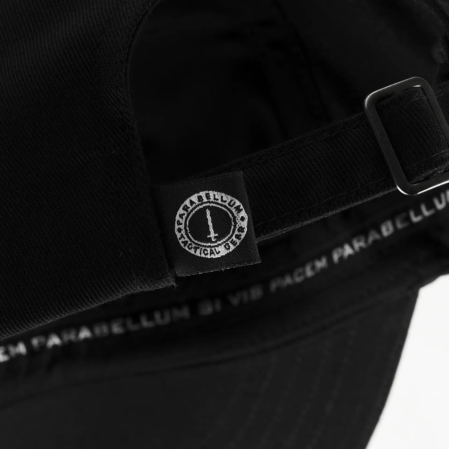 Parabellum Tactical Hat™ Collection Parabellum Woven Dad hat Black MK II