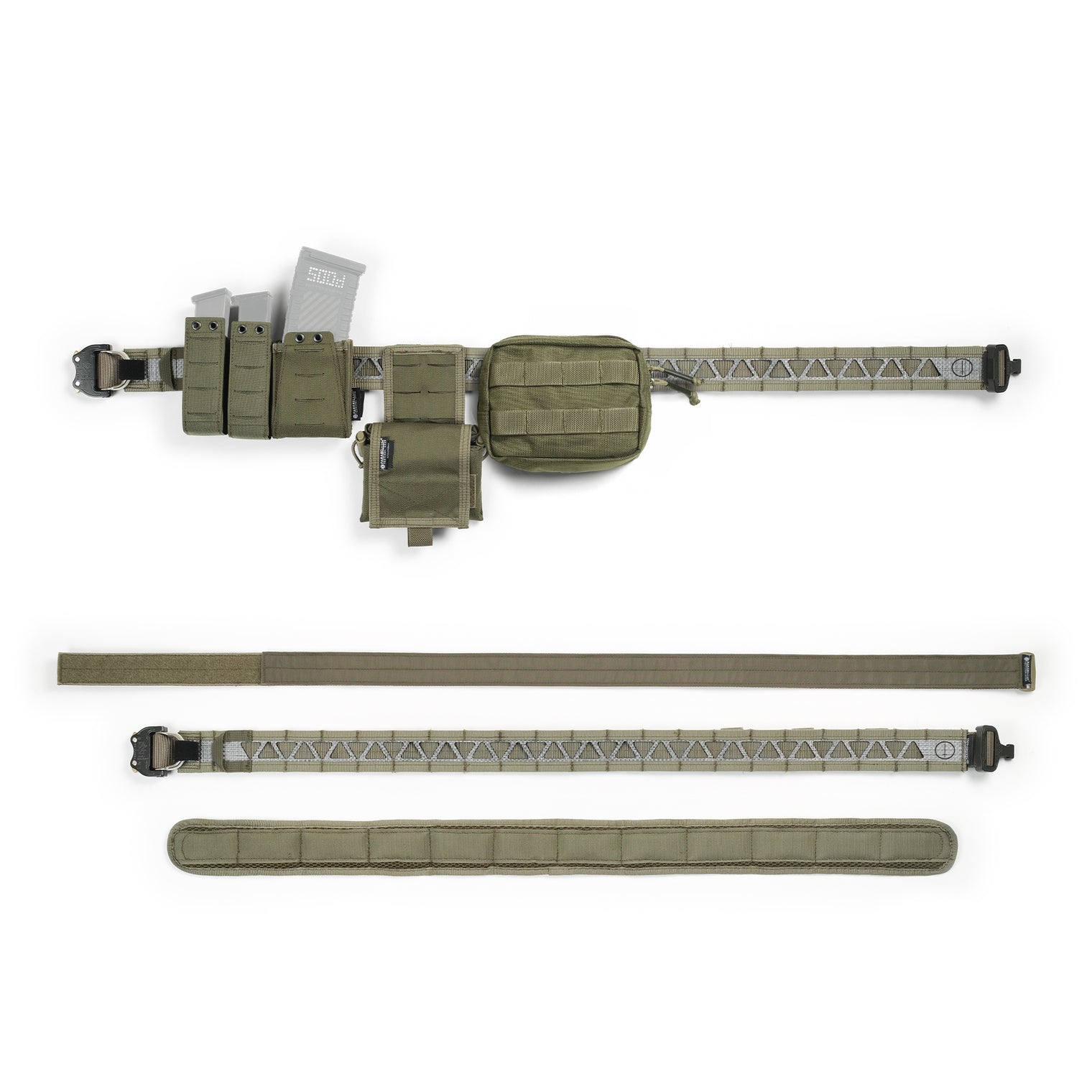 Parabellum® Bravo™ 6 Battle Belt Set Cobra Buckle Ranger Green