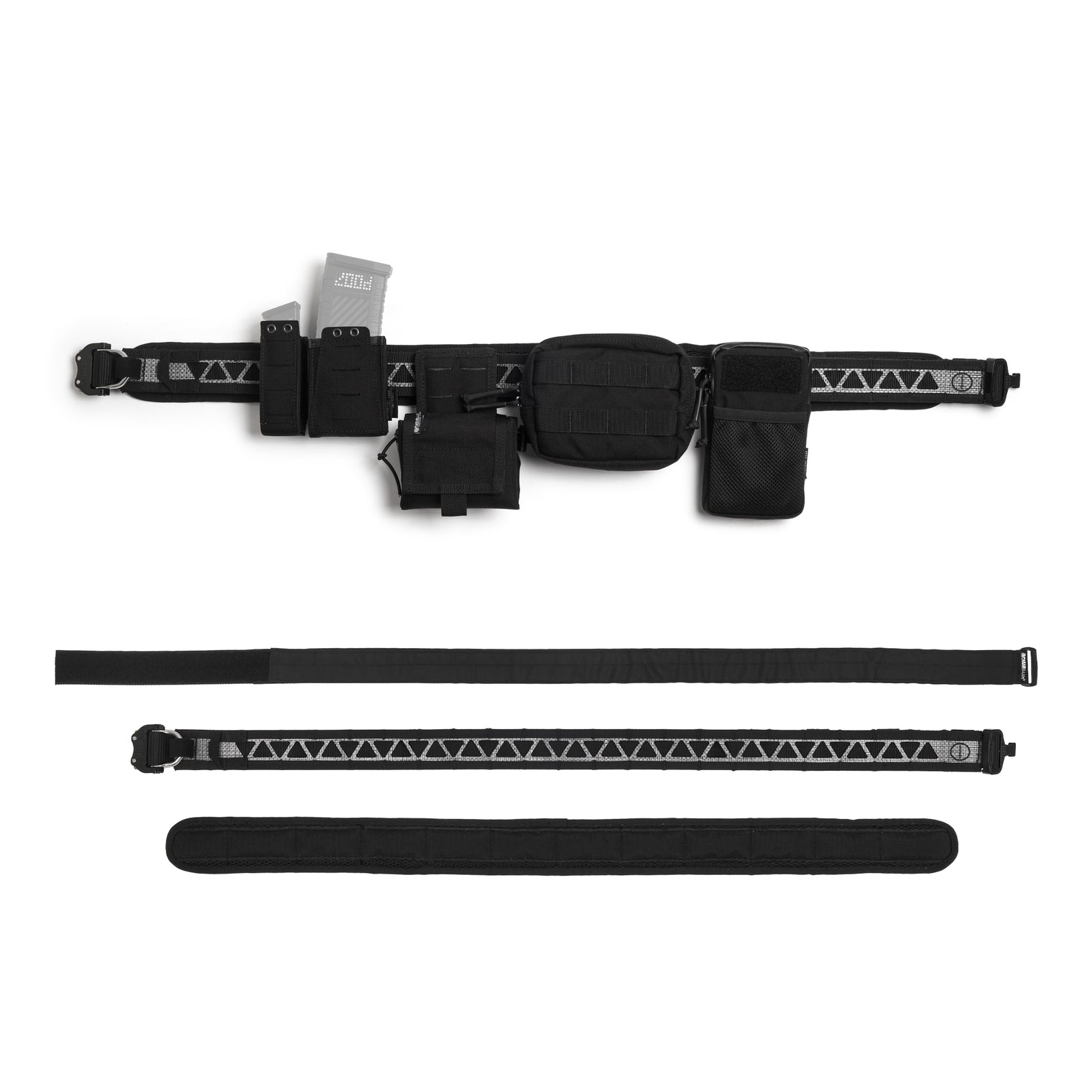 Parabellum® Bravo™ 6 Battle Belt Set Cobra Buckle Black
