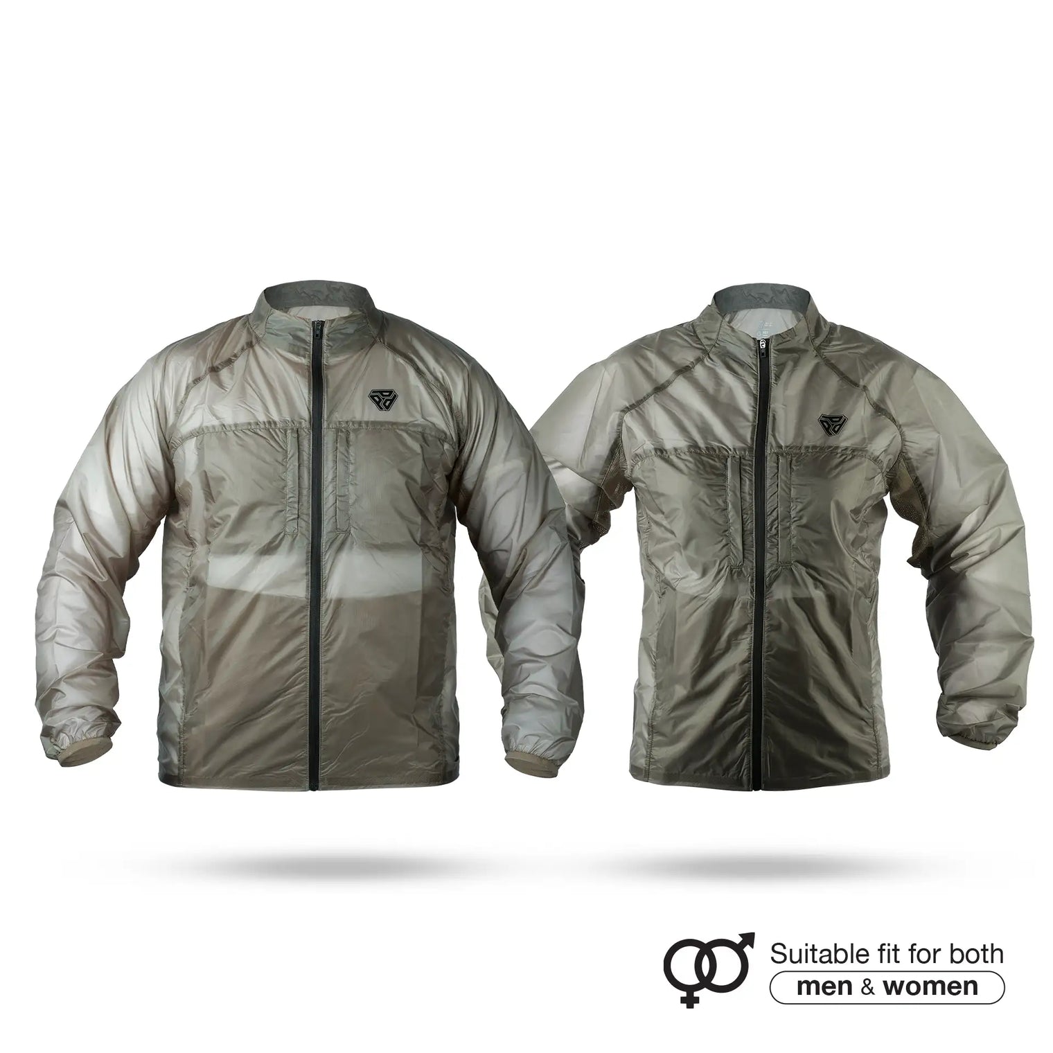 Parabellum® Neptune™ Windbreaker Jacket Transclusent Grey
