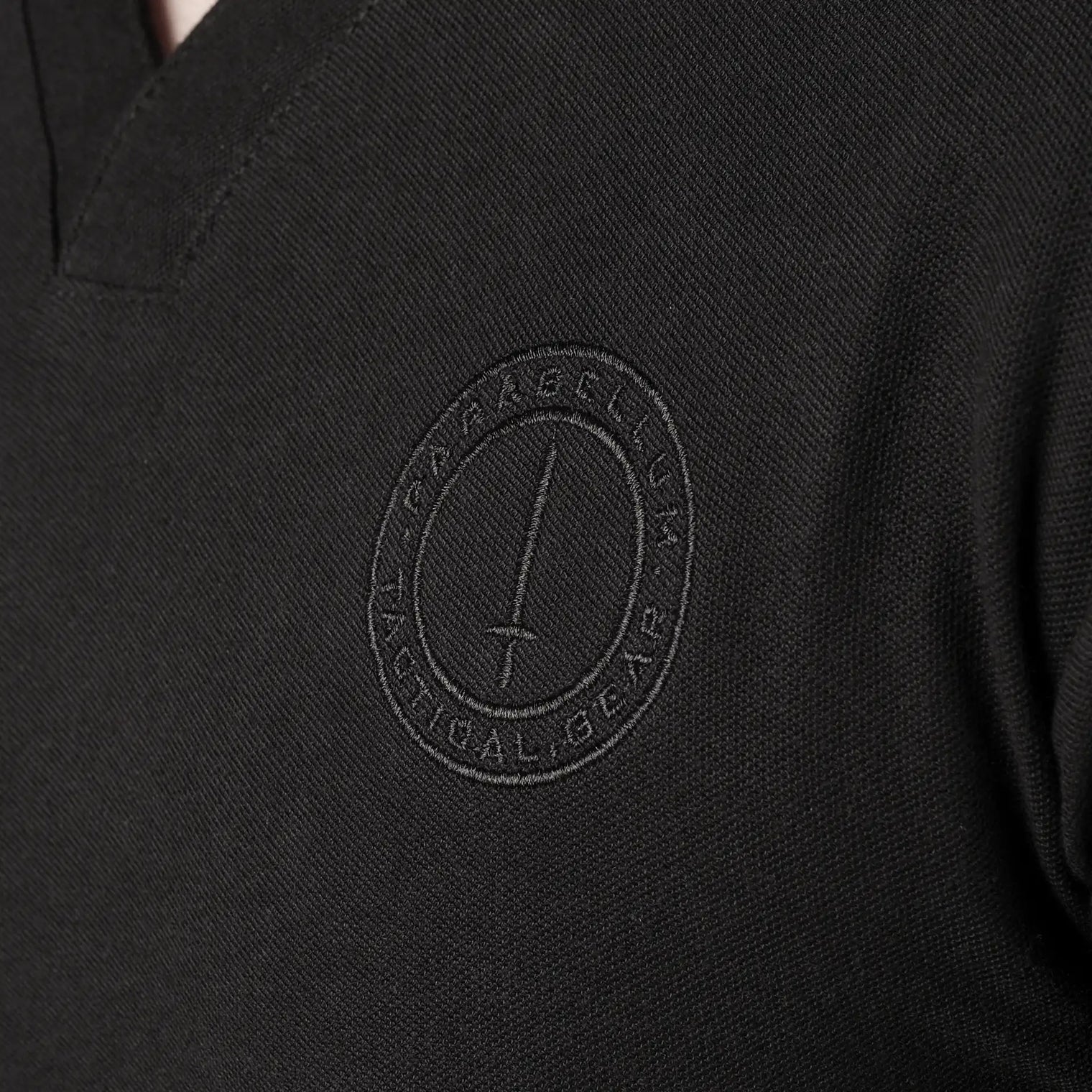 Parabellum® Rugby Shirt™ Long Sleeve Black