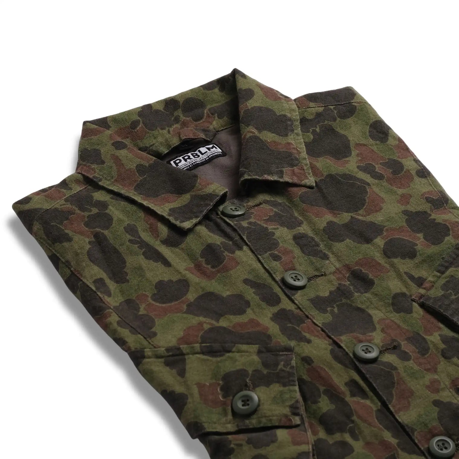 PRBLM OG25/002 Vintage Hunting Jacket Tropical Frogskin Camo