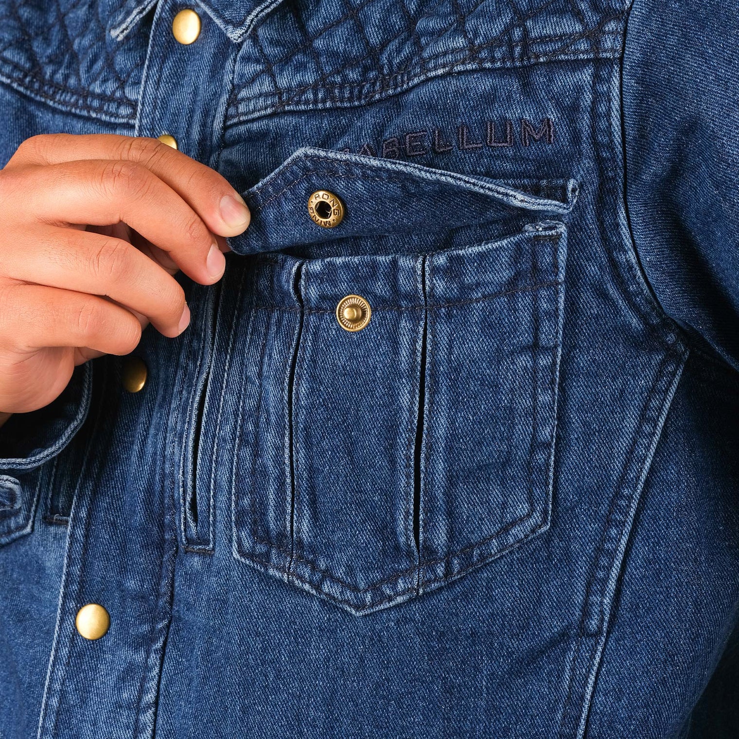 Parabellum® Ryder Denim Jacket Blue