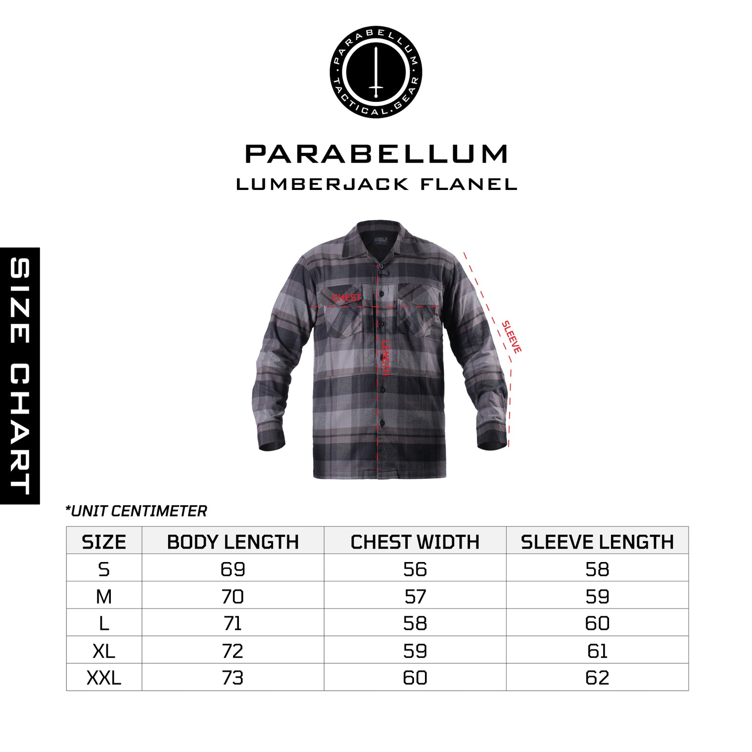 Parabellum® LUMBERJACK™ Flanel Work Shirt 012