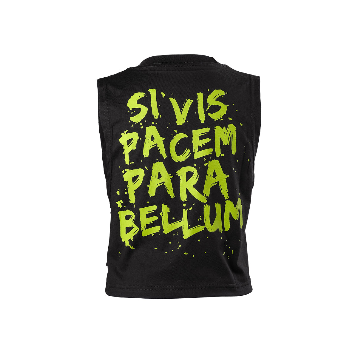 T-Shirt Women Crop Top Sleeveless Black