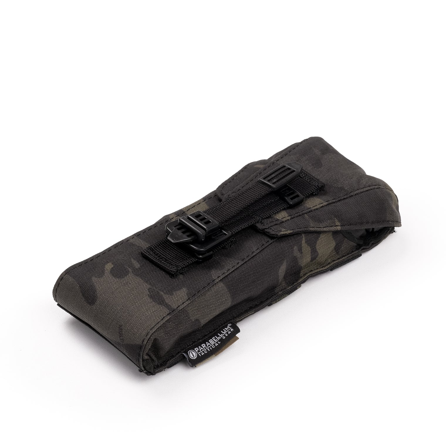Parabellum® Echo™ 18 Single Rifle Mag Pouch with Spanish Buckle Multicam Black
