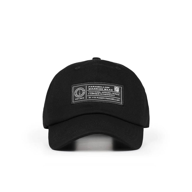 Parabellum Tactical Hat™ Collection Parabellum Woven Dad hat Black MK II