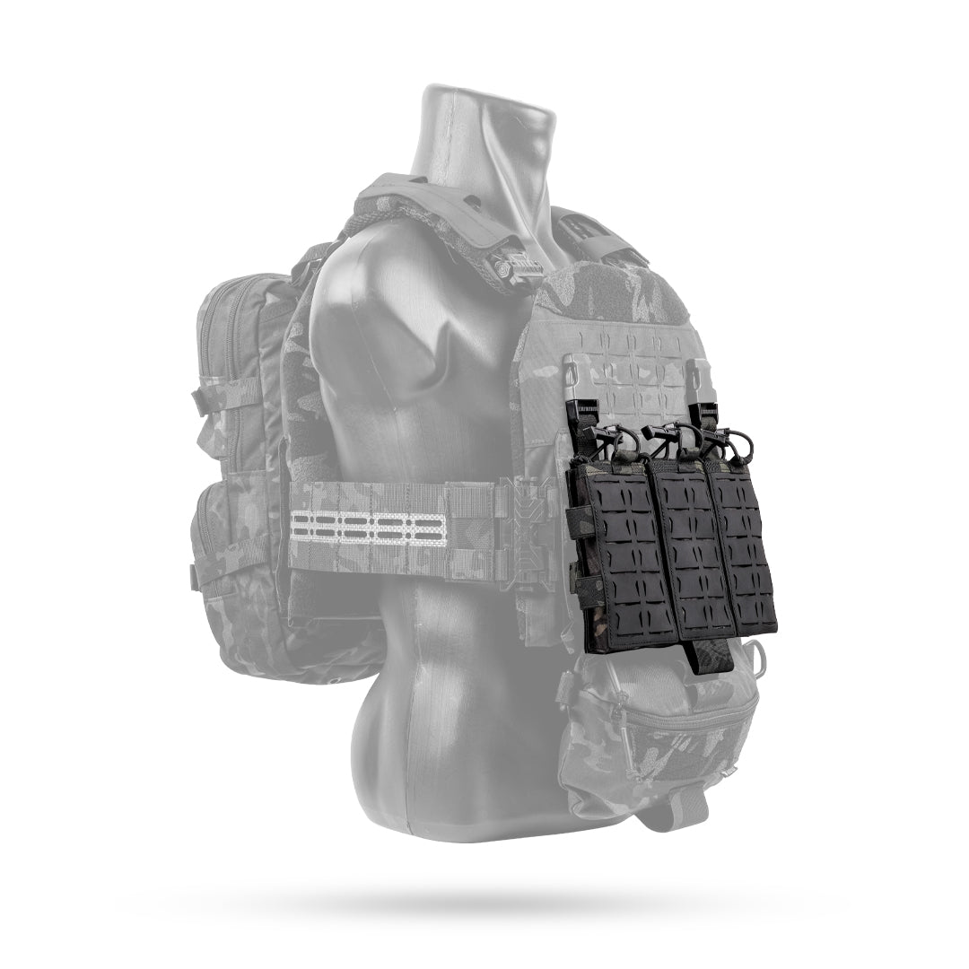 Parabellum® Echo™ 3 Triple Mag Pouch Placard Multicam Black