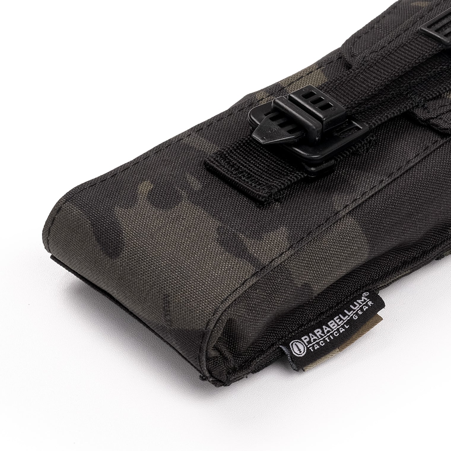 Parabellum® Echo™ 18 Single Rifle Mag Pouch with Spanish Buckle Multicam Black