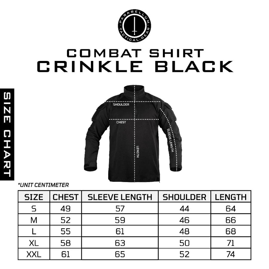 Parabellum® Crinkle Combat Shirt Coyote Brown