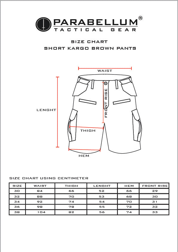 Parabellum® Short Cargo™ Coyote Ripstop