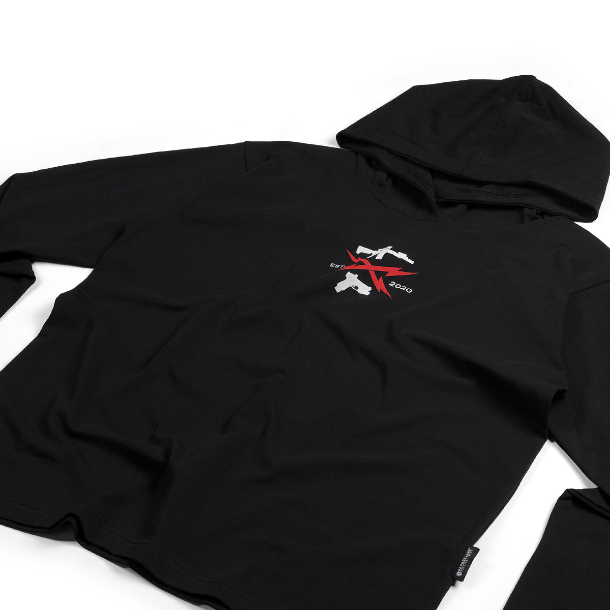 T-Shirt Hoodie Parabellum X ECAG - Black