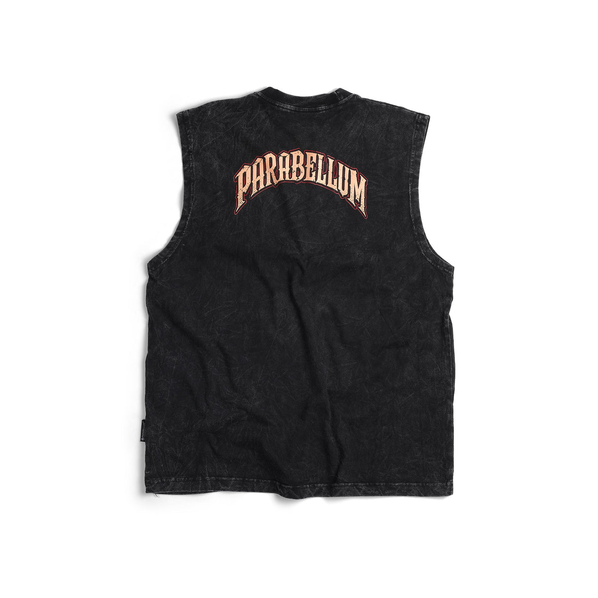 T-Shirt Tiger Dragon Sleveless Black Wash