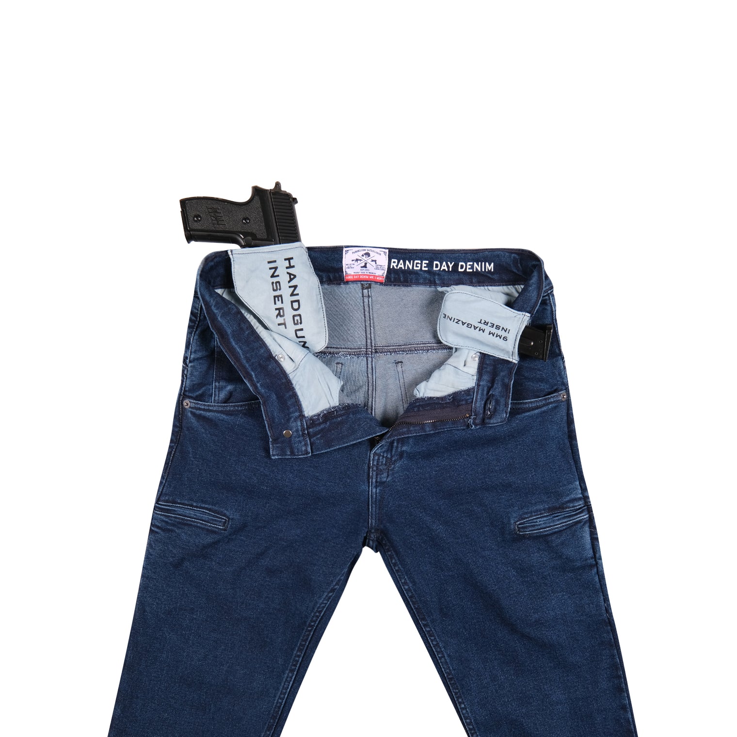 Parabellum® Jeans Range Day Denim MK2 Straight Fit Navy Blue