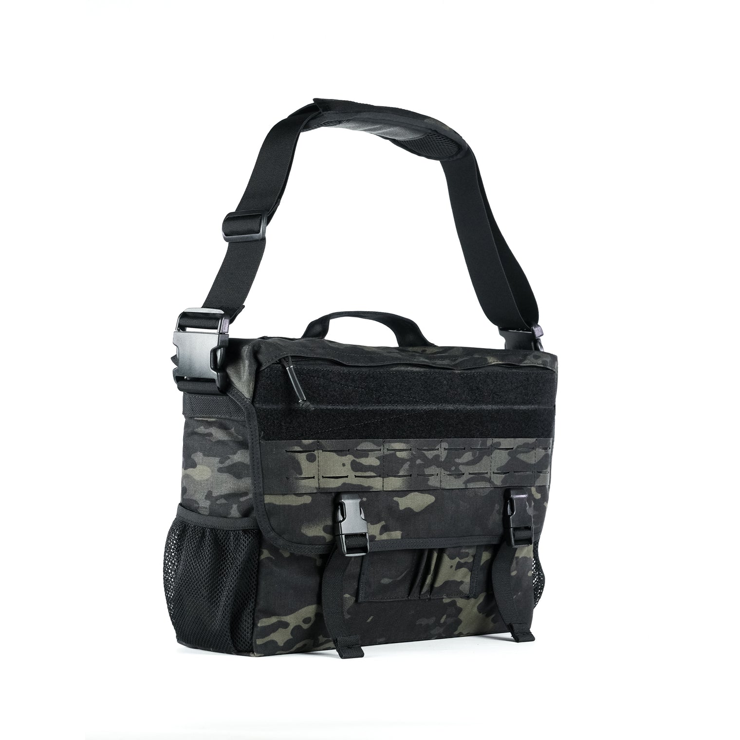 Parabellum® RAVEN™ Tactical Messenger Bag Multicam Black