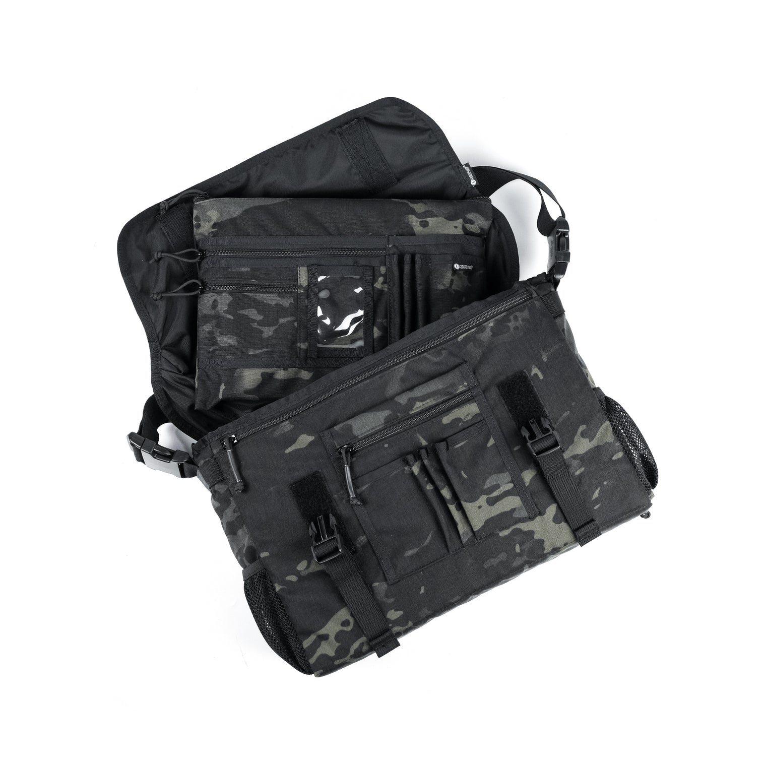Parabellum® RAVEN™ Tactical Messenger Bag Multicam Black