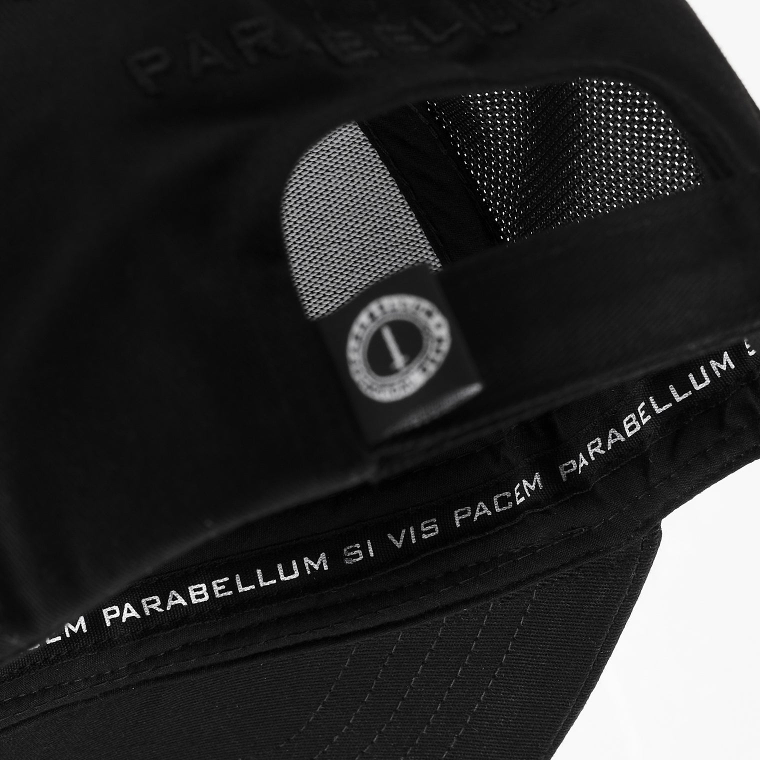 Parabellum Tactical Hat™ Collection Velcro Black Hat