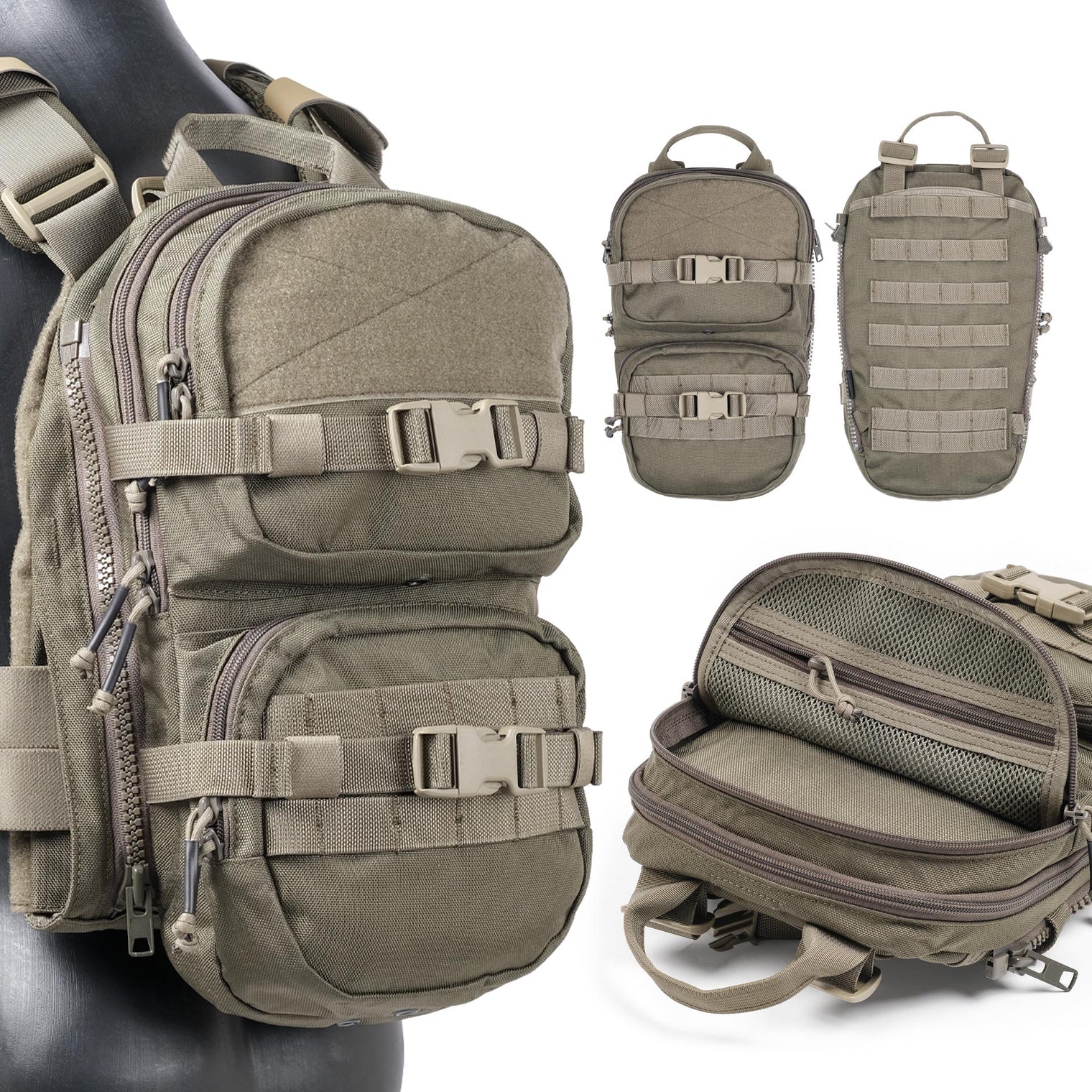 Parabellum® Alpha™ 2 Z Versatile Plate Carrier Set Ranger Green