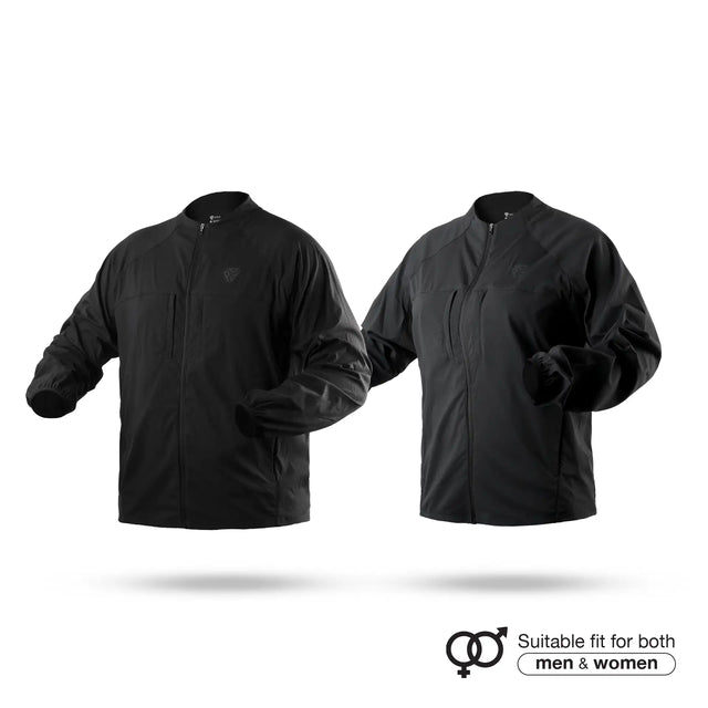 Parabellum® Neptune™ Windbreaker Jacket Jet Black