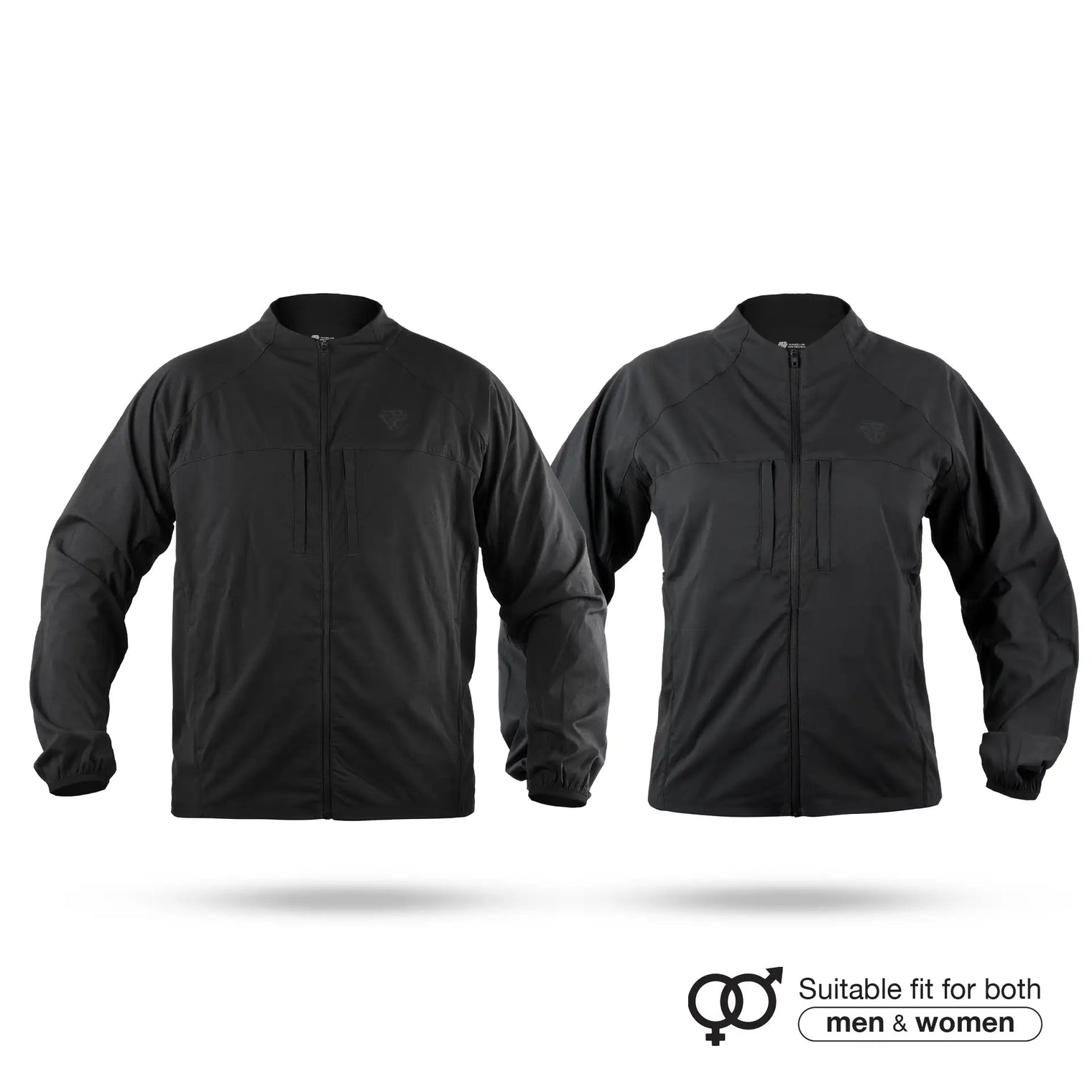 Parabellum® Neptune™ Windbreaker Jacket Jet Black