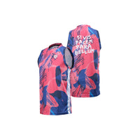Funky Jersey - Brushstroke Pink