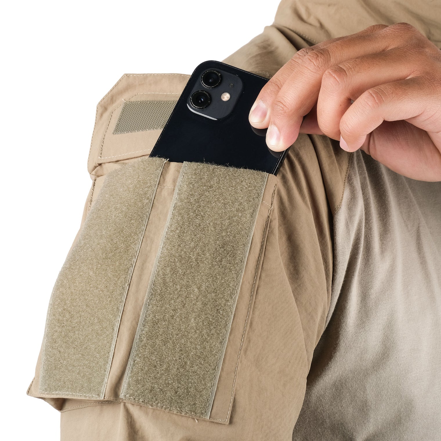 Parabellum® Crinkle Combat Shirt Coyote Brown