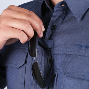 
                  
                    Parabellum® Duty Shirt Blue Short Denim
                  
                