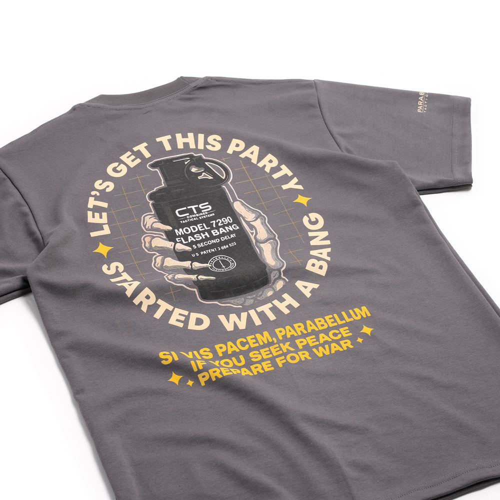 
                  
                    Parabellum® Flashbang Party Tees
                  
                