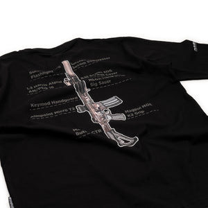 
                  
                    Parabellum® AR15 Custom Short Long & Short Tees
                  
                