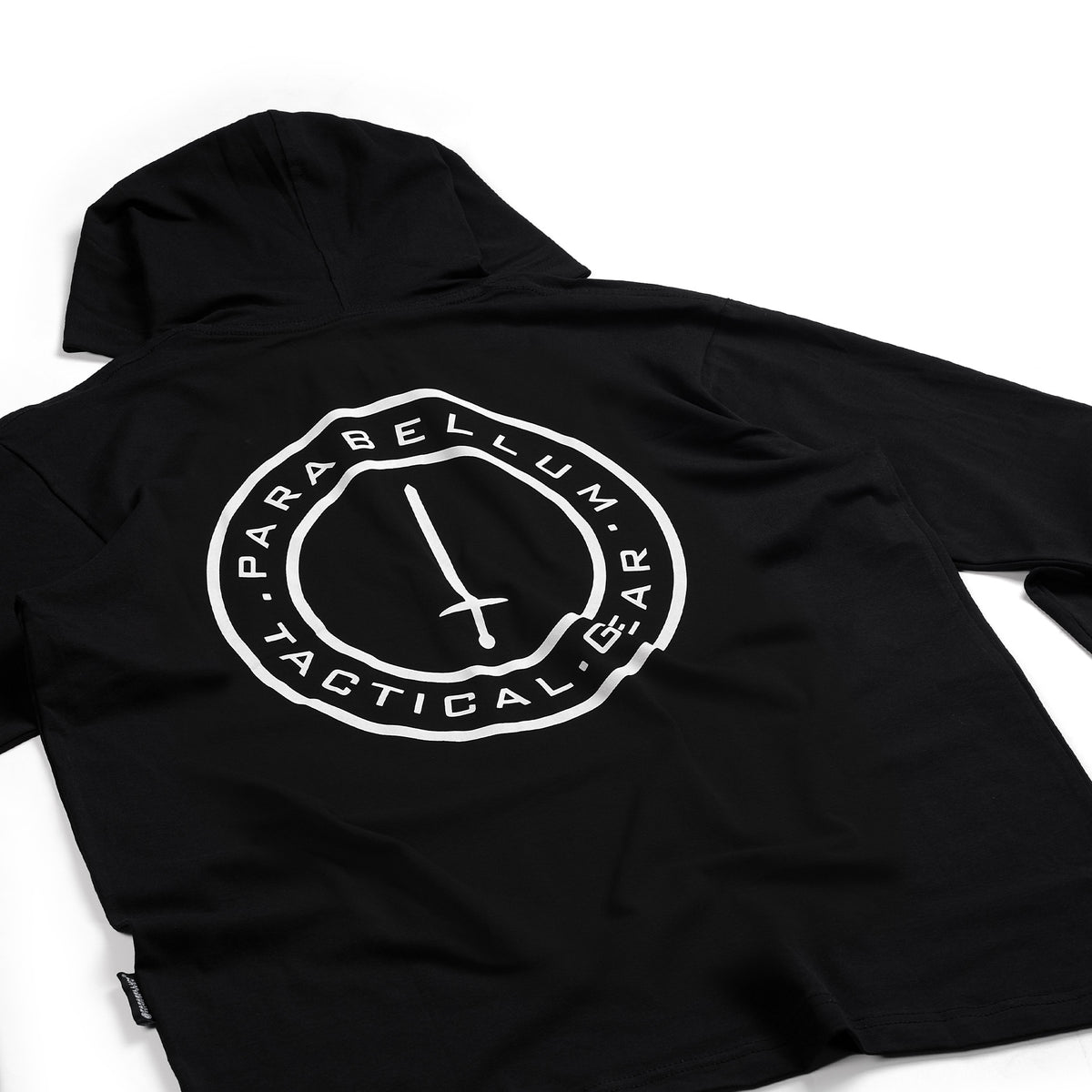 T-Shirt Hoodie Circular Logo Black