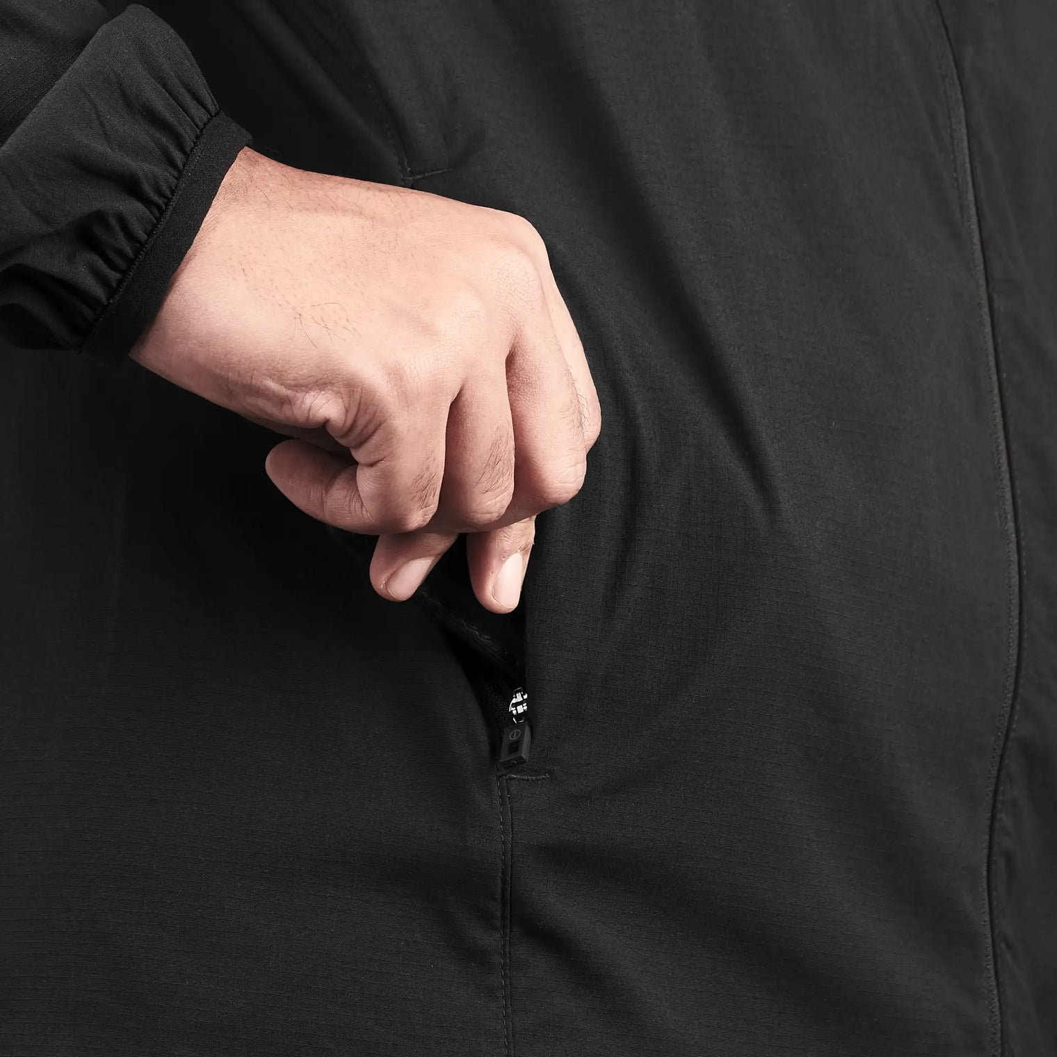 Parabellum® Neptune™ Windbreaker Jacket Jet Black