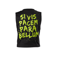 T-Shirt Women Crop Top Sleeveless Black
