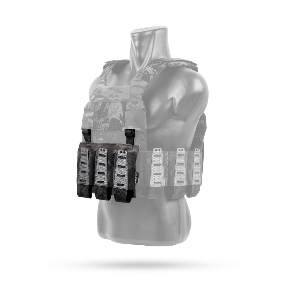 Parabellum® Echo 13 Triple Mag Pouch Elastic Tegris Multicam Series