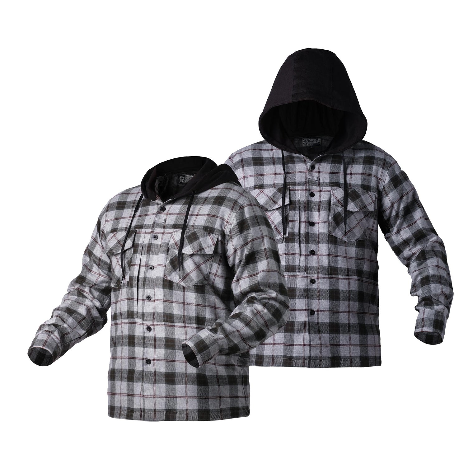 Parabellum® LUMBERJACK™ Tactical Flannel Hoodie 011