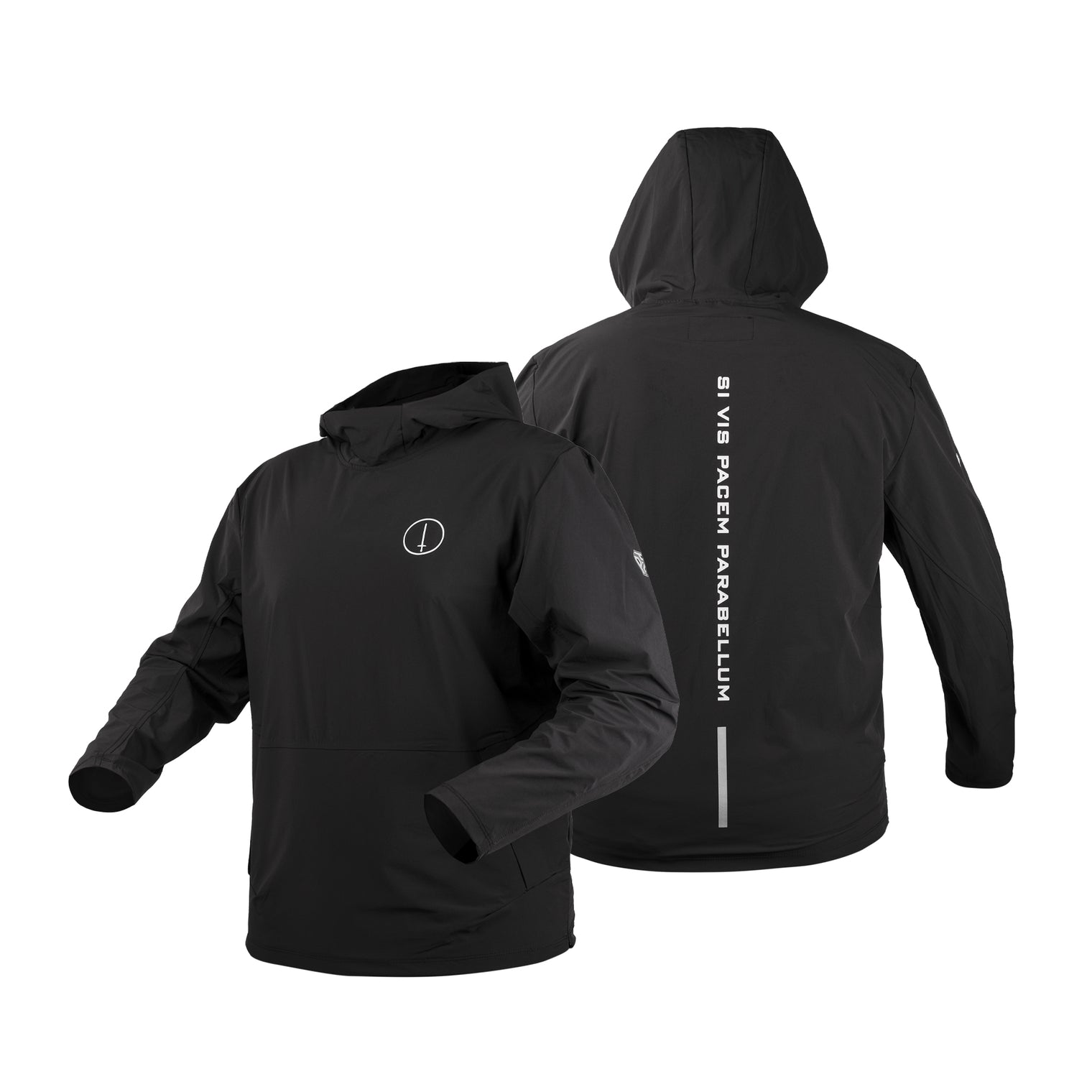 Parabellum® Performance RECON™ Assault Hoodie STRIKESHELL Series Black