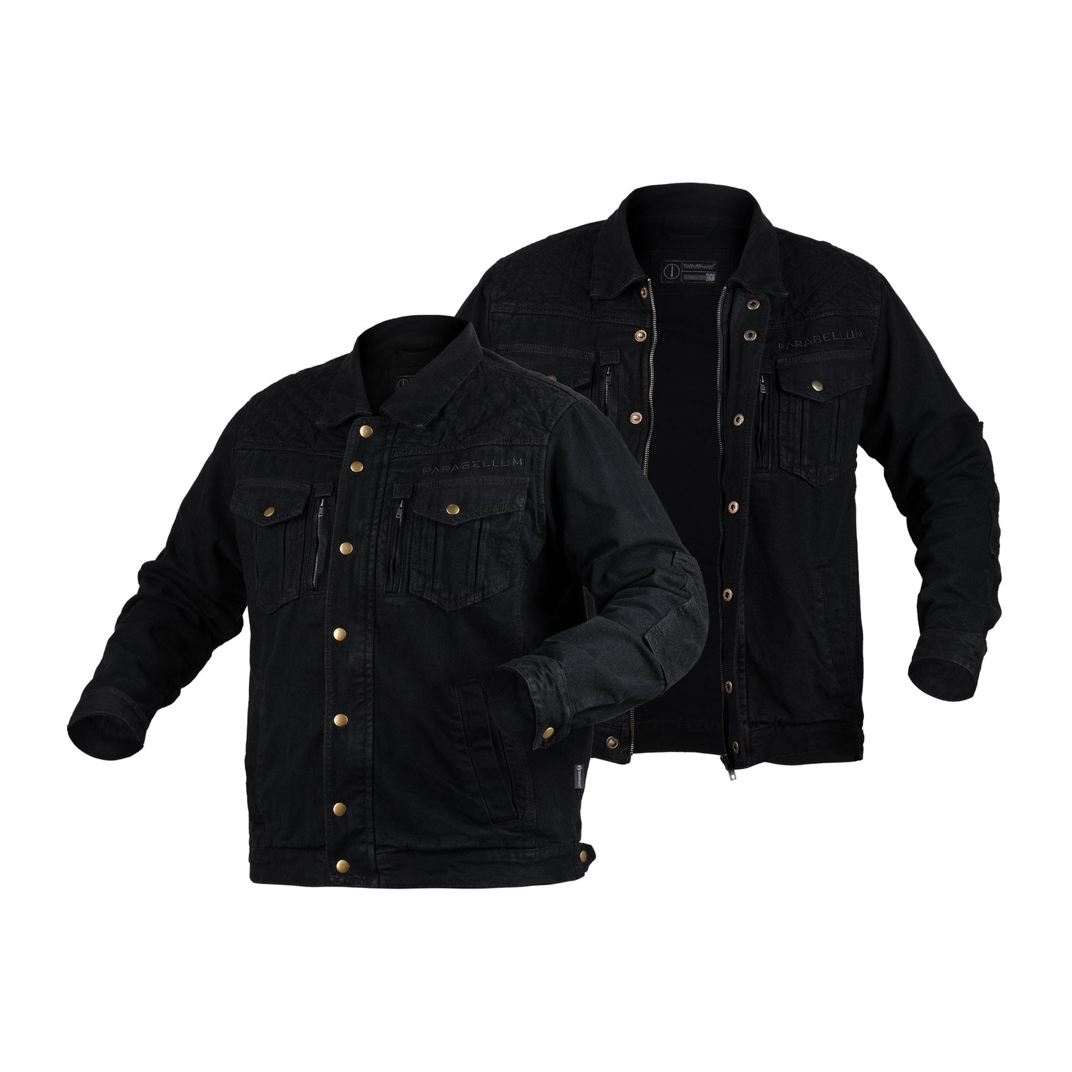 Parabellum®  Ryder Denim Jacket Black