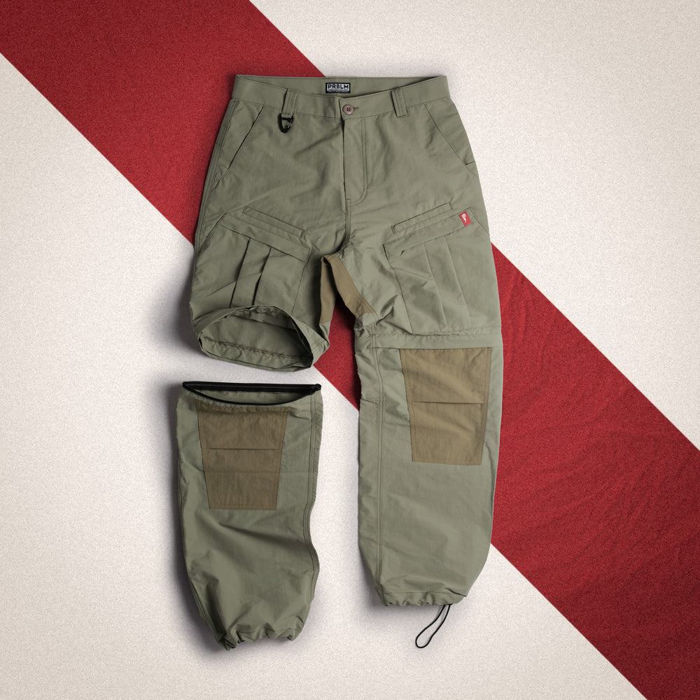 
                  
                    PRBLM® TX25/001™ Technical Cargo Pants Olive
                  
                