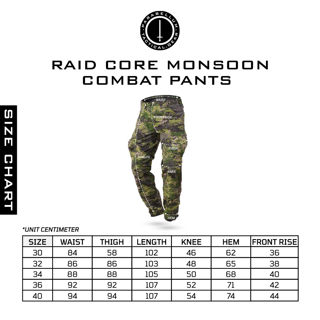 Parabellum® Raid Series : C.O.R.E Monsoon Cargo Pants