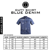 Parabellum® Duty Shirt™ Blue Short Denim