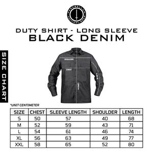 
                  
                    Parabellum® Duty Shirt Black Long Denim
                  
                