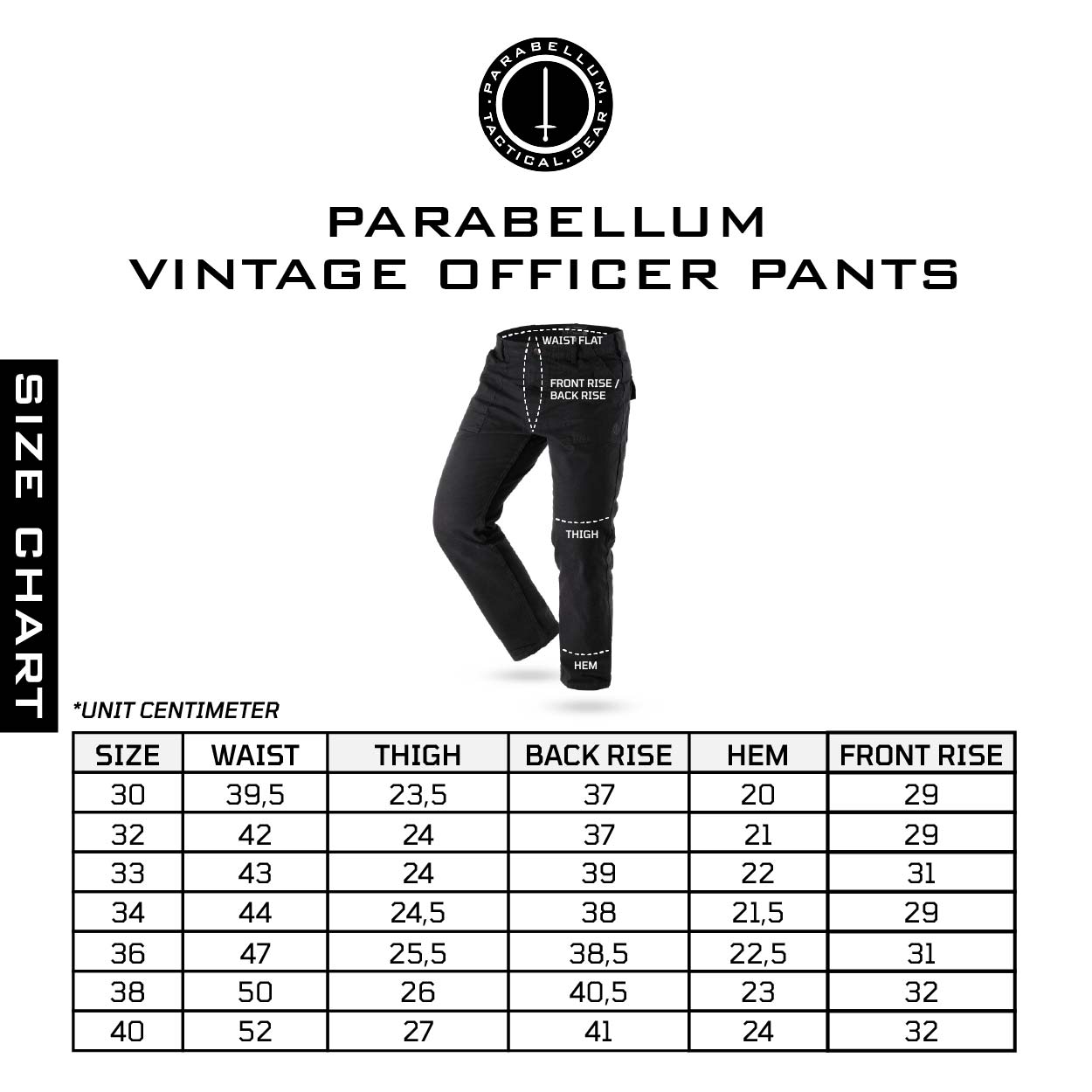 Parabellum® Vintage Officer Pants