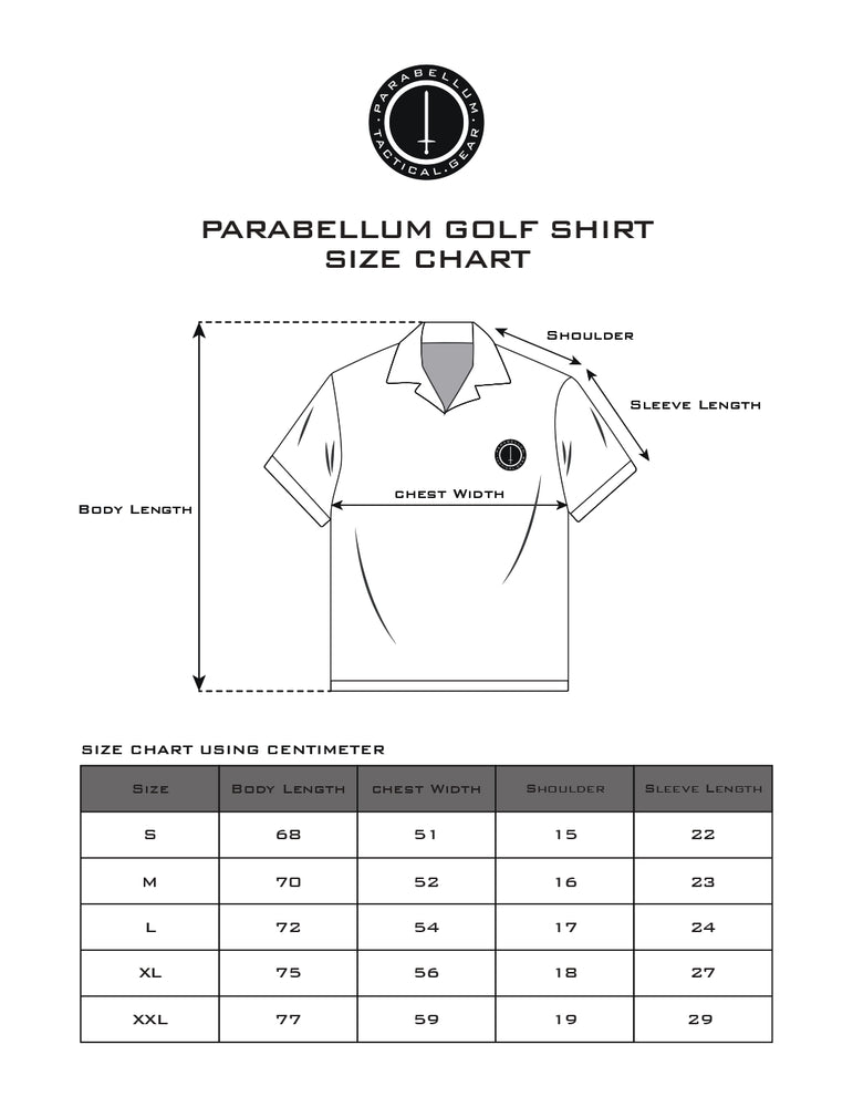 
                  
                    Parabellum® Tactical Golf Shirt
                  
                