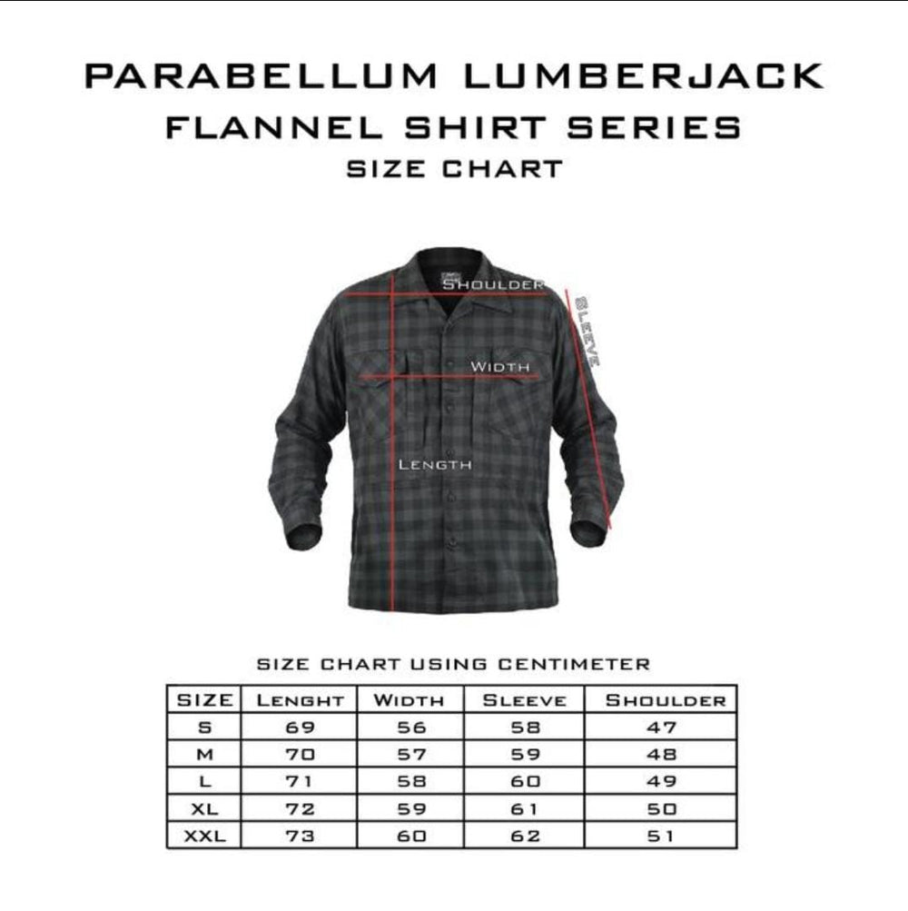 Size chart Lumberjack™ Flanel Work Shirt 011