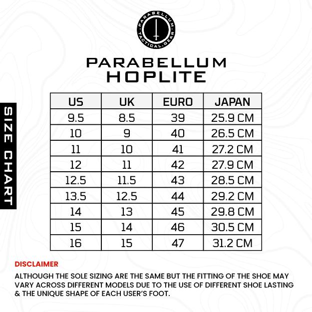 Size chart Hoplite™