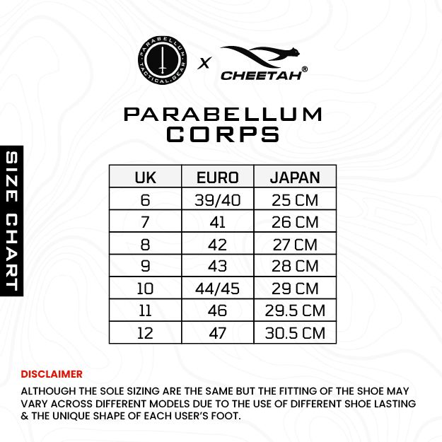 Size chart Corps™