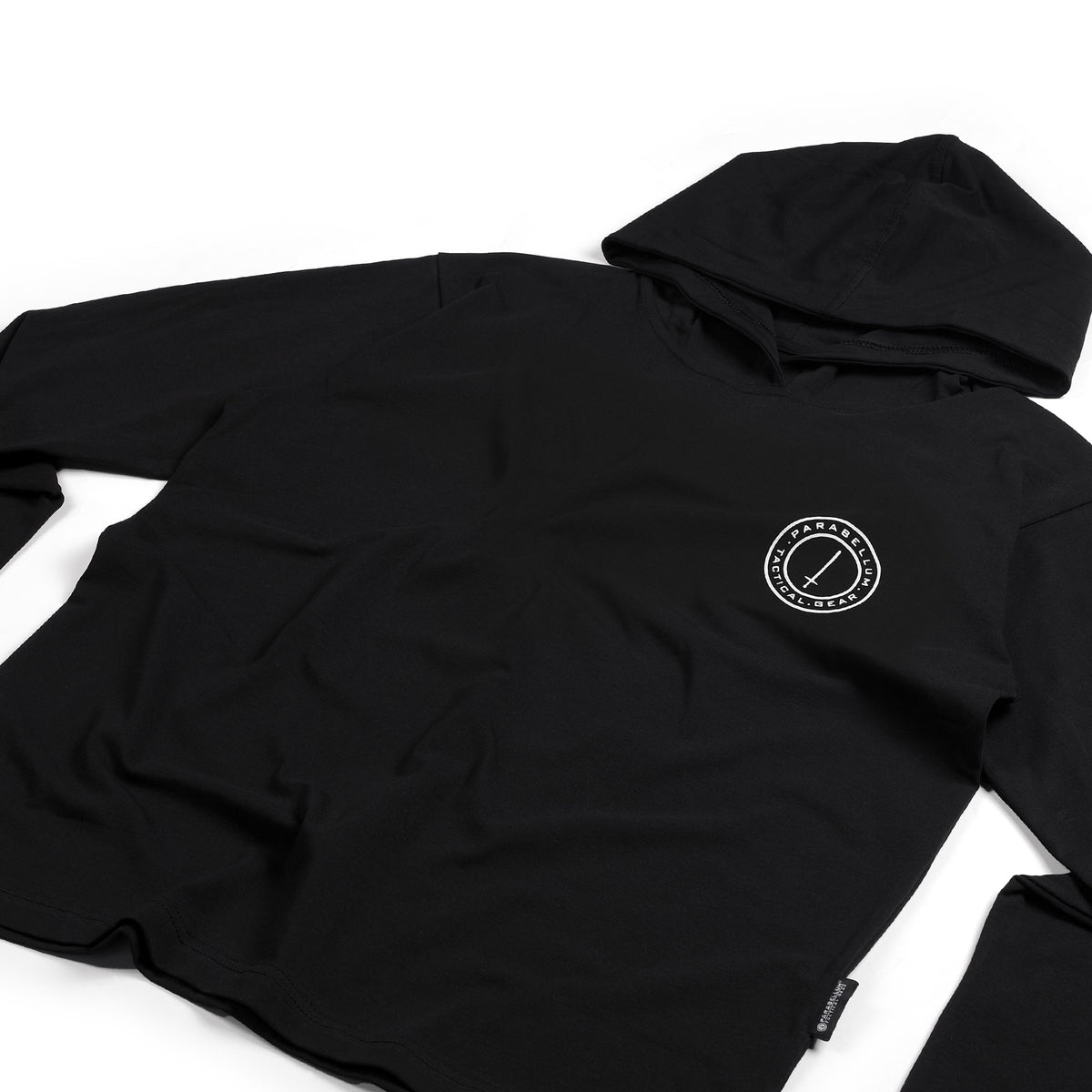 T-Shirt Hoodie Circular Logo Black