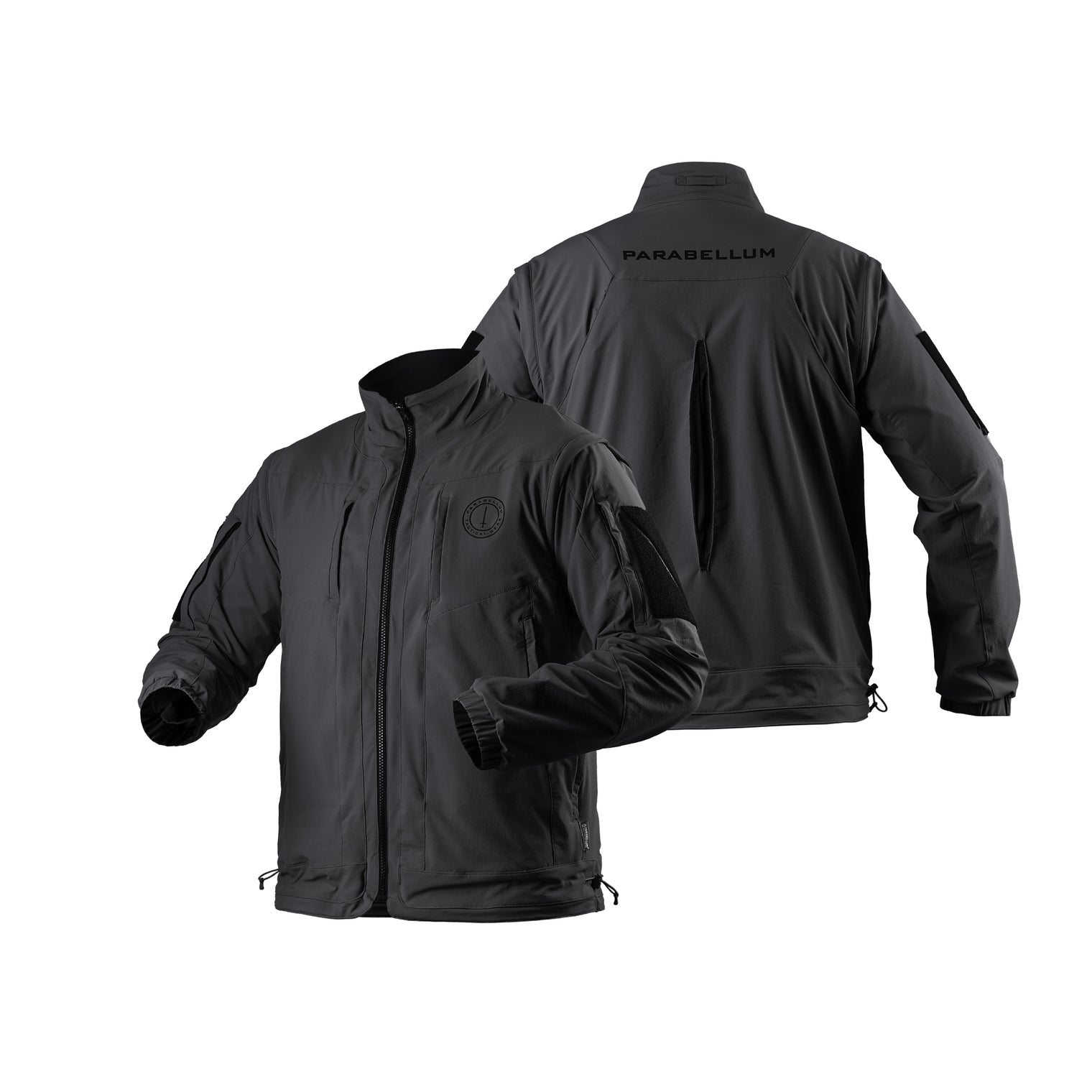 Parabellum® Cruze™ Jacket Black (Convertible Tactical Jacket & Vest)
