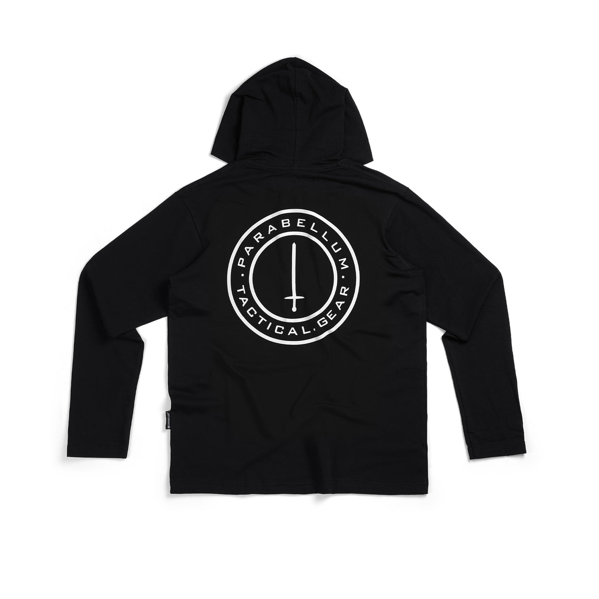 T-Shirt Hoodie Circular Logo Black