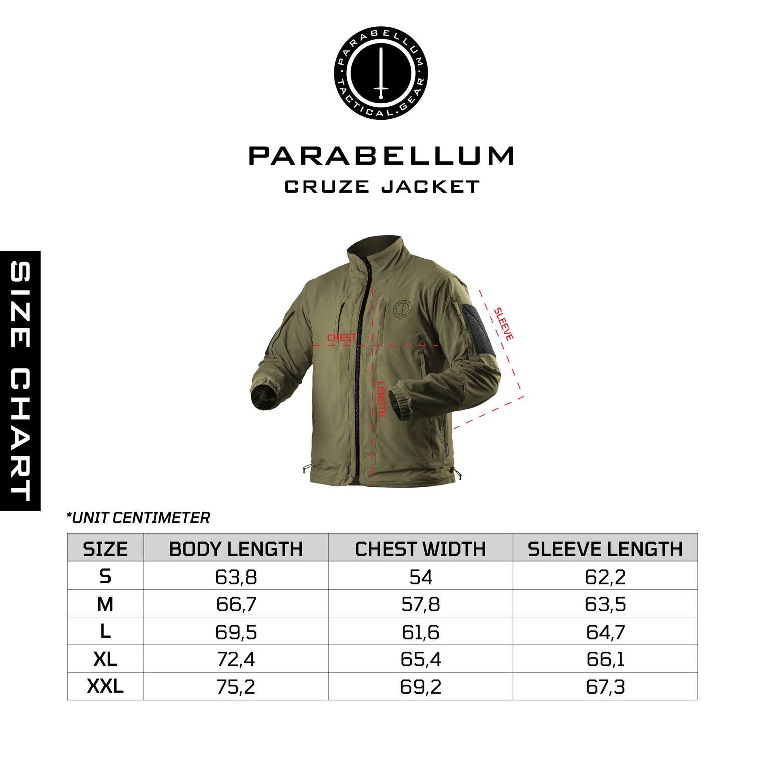 Parabellum® Cruze™ Jacket Green (Convertible Tactical Jacket & Vest)