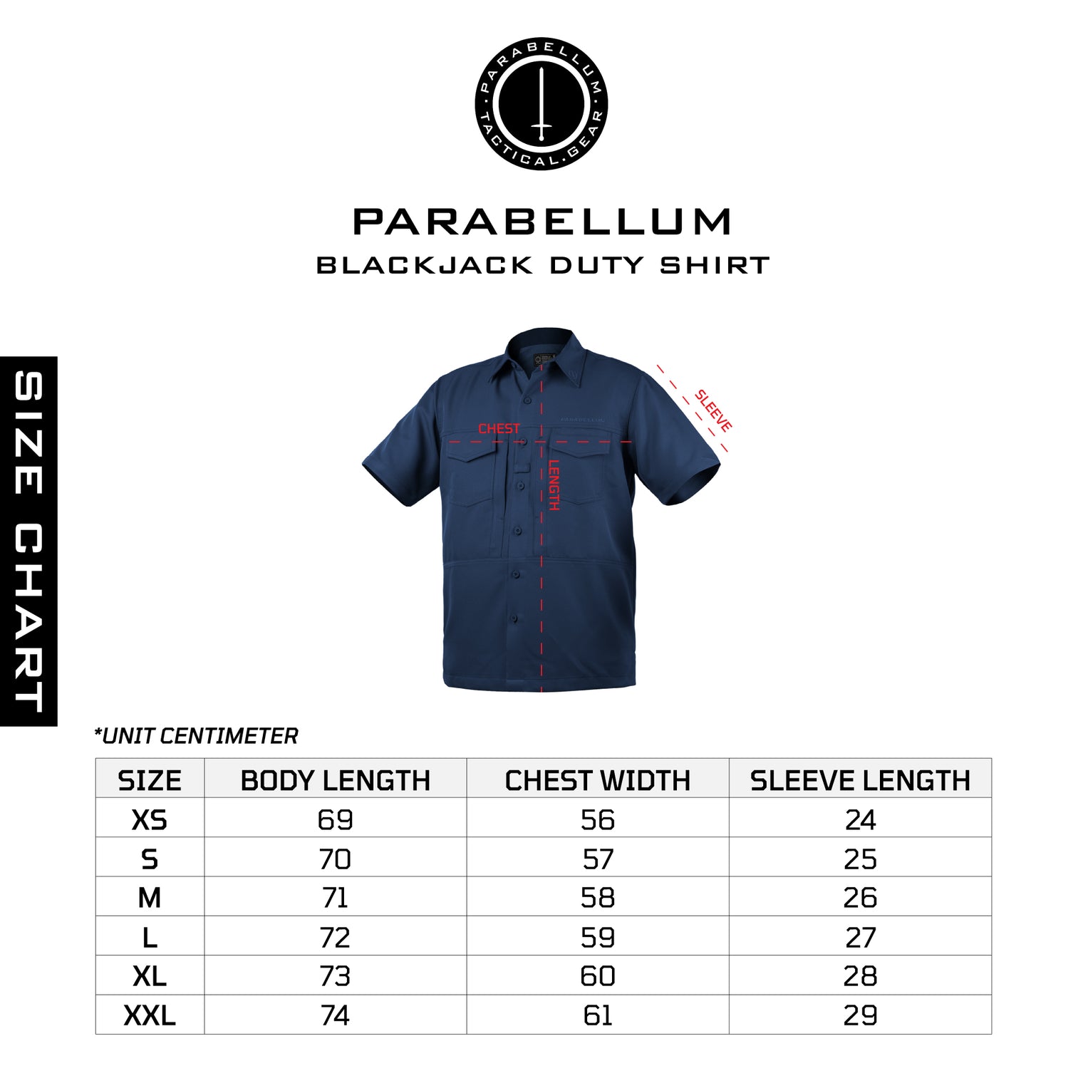 Blackjack Duty Shirt Navy